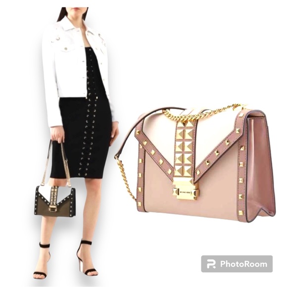 Michael Kors EUC Whitney Studded Colorblock Leather Convertible
Shoulder… - Picture 3 of 17